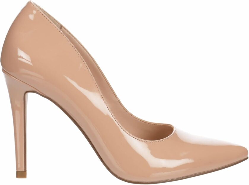 Women Classic Pointed Toe High Heel Dress Pump Shoes - Image 2