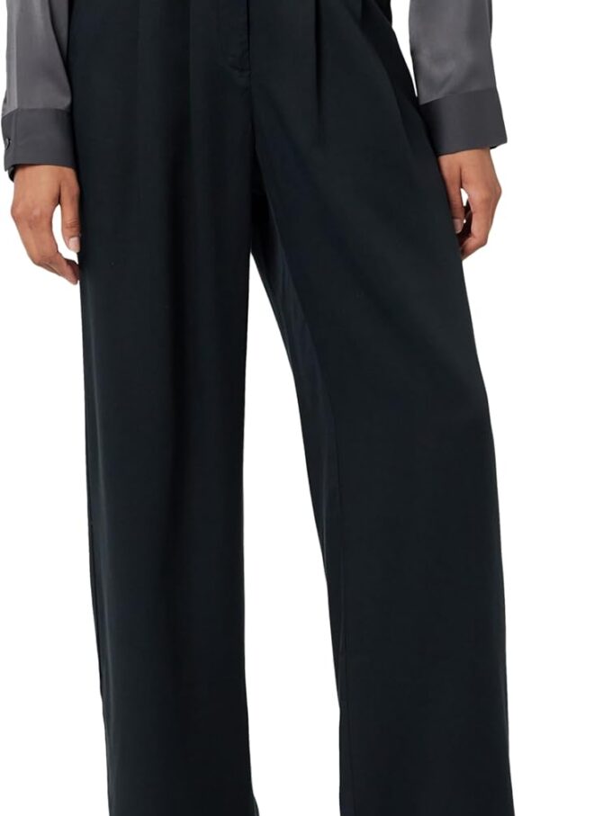 Women  Relaxed Pleated Trousers