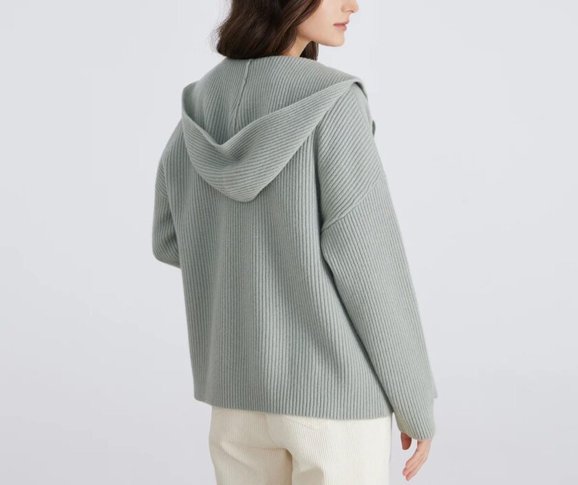 Casual Women Clothing Hooded Wool Coats Spring Autumn Long Sved Clothes - Image 2