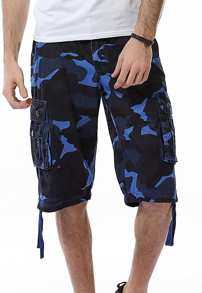 Men Casual Loose Fit Multi-Pockets Military s - Image 2