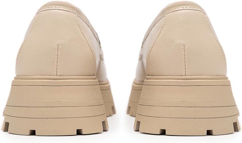 Platform Loafers for Women - Chunky Loafers Women Shoes Penny Loafers Slip On Comfort Casual Fashion Business Work Shoes - Image 2