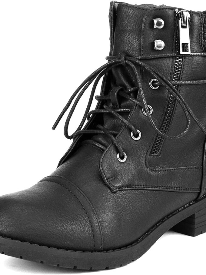 Women's Lace Up Combat Boots Ankle Booties
