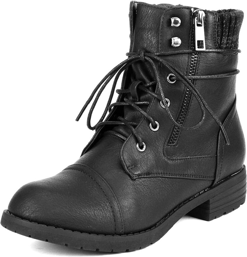 Women's Lace Up Combat Boots Ankle Booties