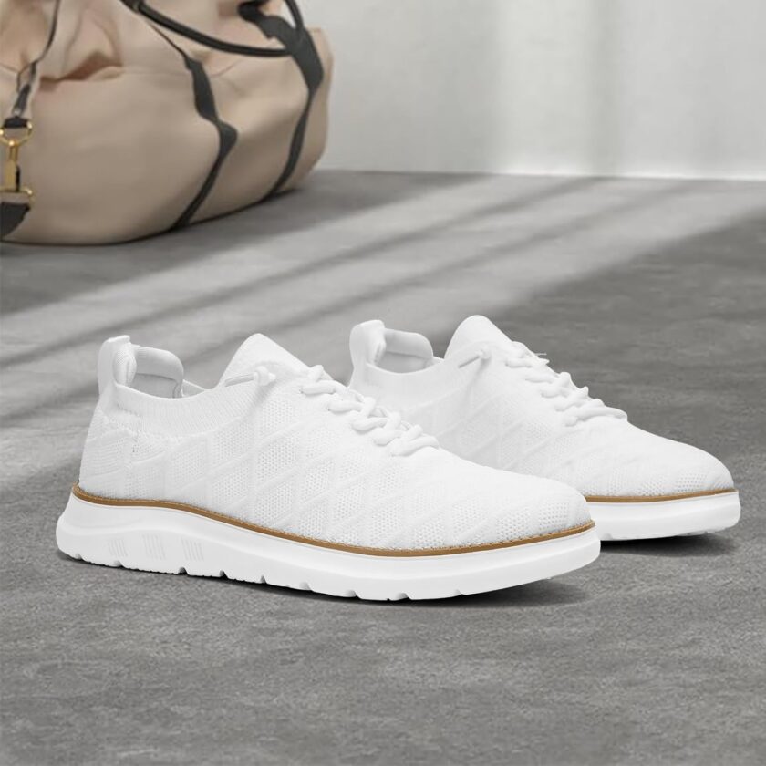 Men Casual Dress Oxfords Shoes  Mesh Work Business Walking Sneakers Comfortable Lightweight Soft Sole - Image 2