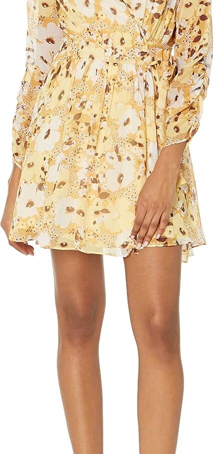 Women  Dress in Amber Gold Multi