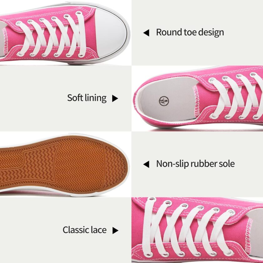 Women Canvas Shoes Low top Sneakers for Women Fashion Casual Shoes Walking Comfortable Shoes - Image 2
