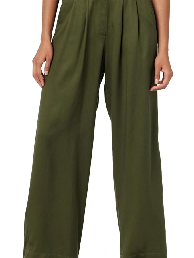 Women  Relaxed Pleated Trousers