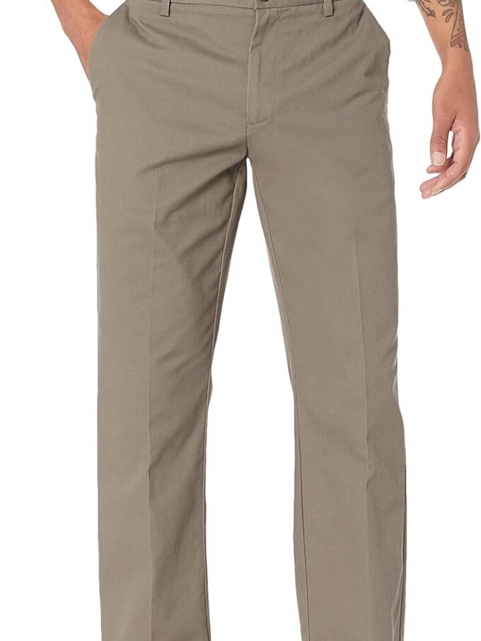 mensClassic-Fit Wrinkle-Resistant Flat-Front Chino Pant (Available in Big & Tall)