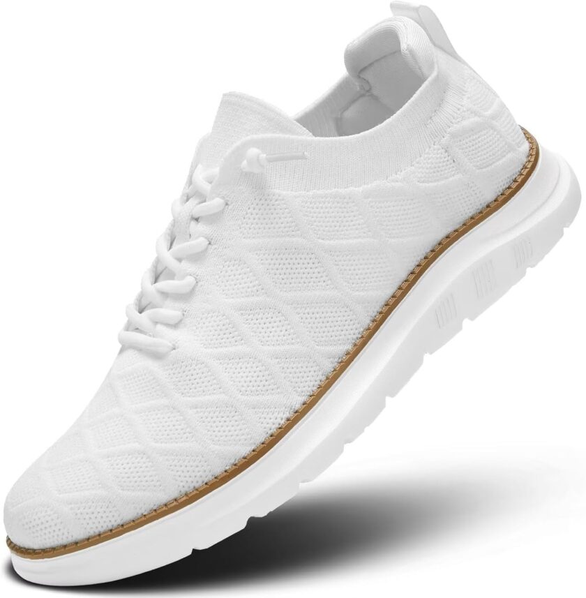 Men Casual Dress Oxfords Shoes  Mesh Work Business Walking Sneakers Comfortable Lightweight Soft Sole