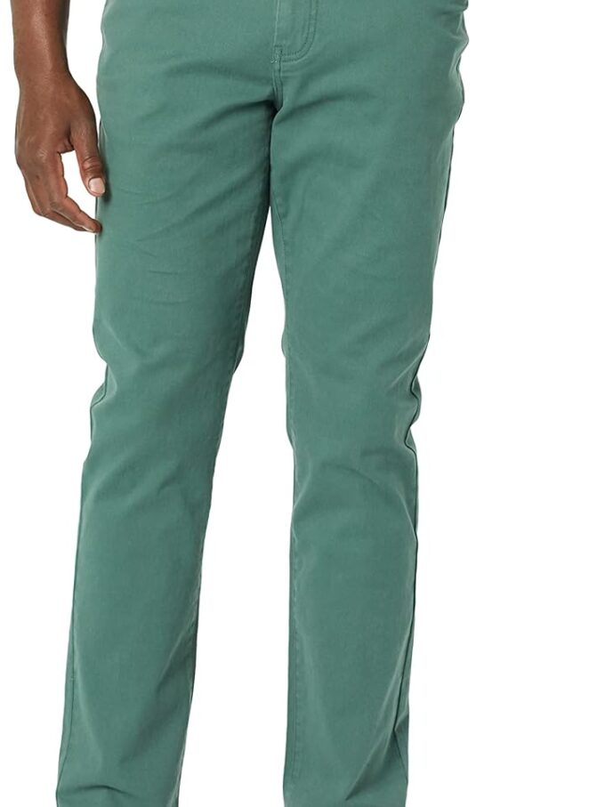 mensAthletic-Fit Pants, 5-Pocket Stretch Twill Work, Big & Tall