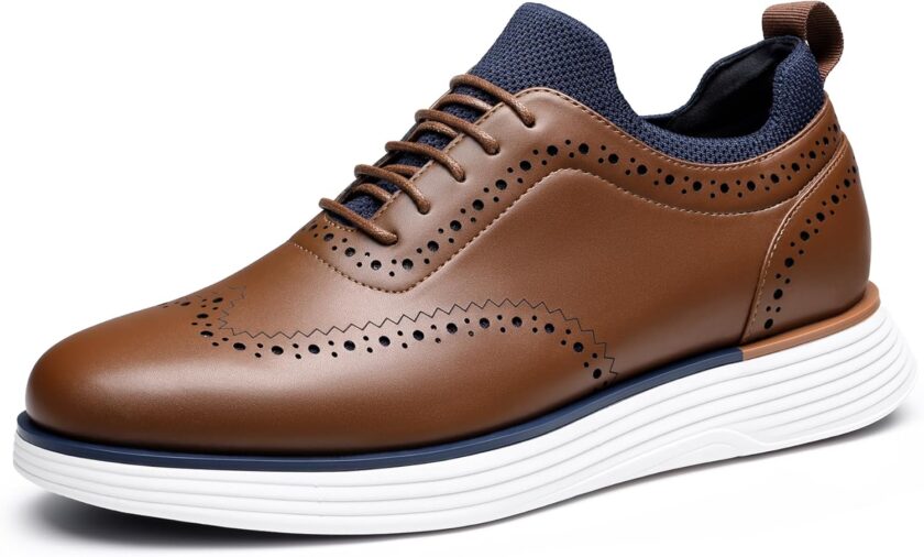 Men  Dress Sneakers Oxfords Casual Wingtip Brogue Shoes