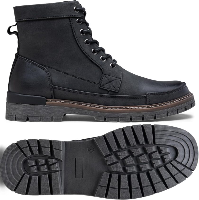 Men Boots Casual Motorcycle Boots for Men  Zipper Combat Botas Para Hombre Fashion - Image 2