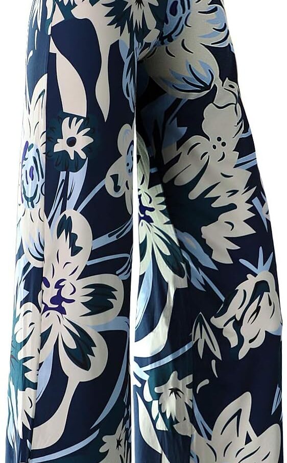 Women Stretchy Wide Leg Palazzo Lounge Pants Casual Comfy High Waist Palazzo Pants