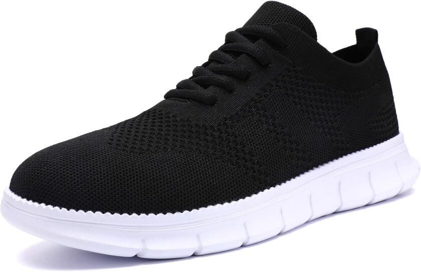 Men Slip  Walking Shoes  Dress Sneakers Business Oxfords Breathable Lightweight Loafers Tennis for Driving Walking Skate
