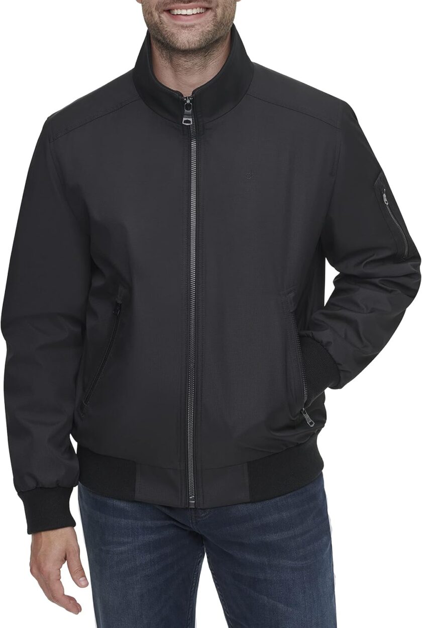 men Sherpa Lined Hooded Soft Shell Jacket - Image 2