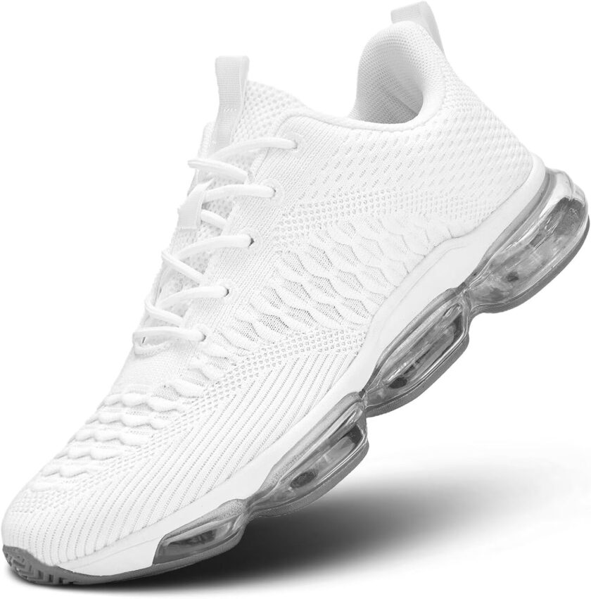 Women's  Air Cushion Running Shoes Breathable Tennis Fashion Sneakers Non Slip Workout Casual Sport Shoes Gym Training Comfortable Walking Shoes