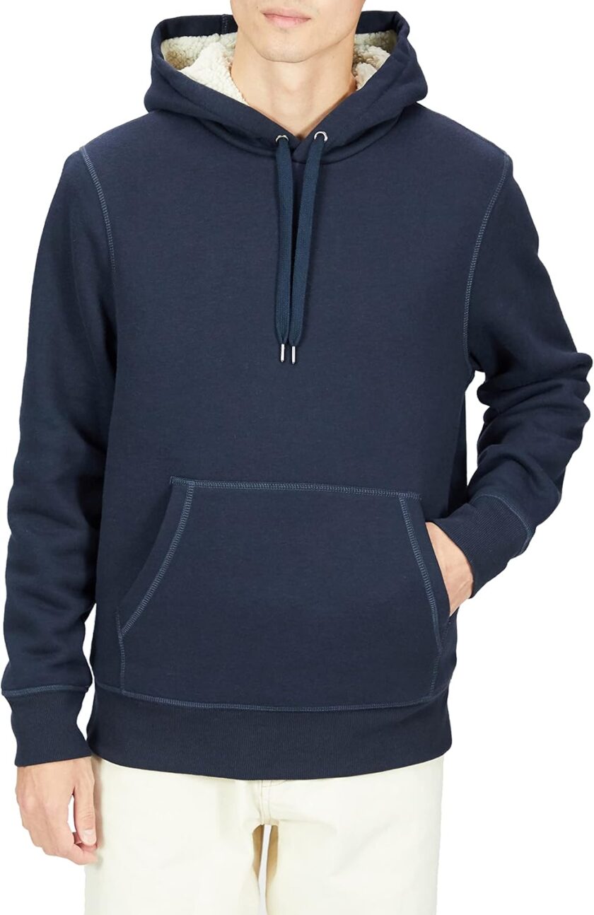 Men's Hoodies, Sherpa-Lined Pullover