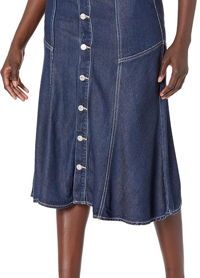 Women Long Denim Skirt