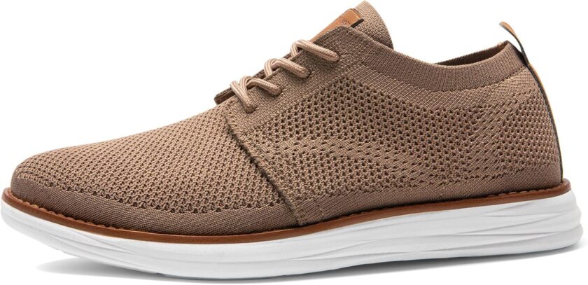 Men  Mesh Sneakers Oxfords Lace-Up Lightweight Casual Walking Shoes - Image 2