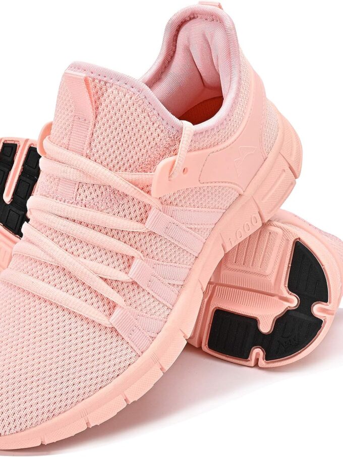 Running Shoes Lightweight Tennis Shoes Non Slip Gym Workout Shoes Breathable Mesh Walking Sneakers