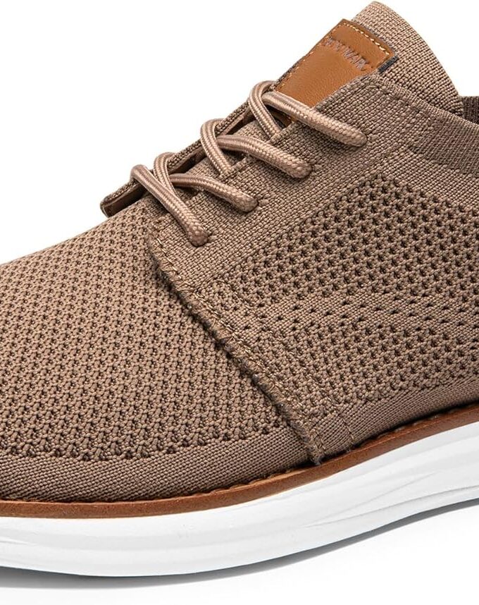Men  Mesh Sneakers Oxfords Lace-Up Lightweight Casual Walking Shoes