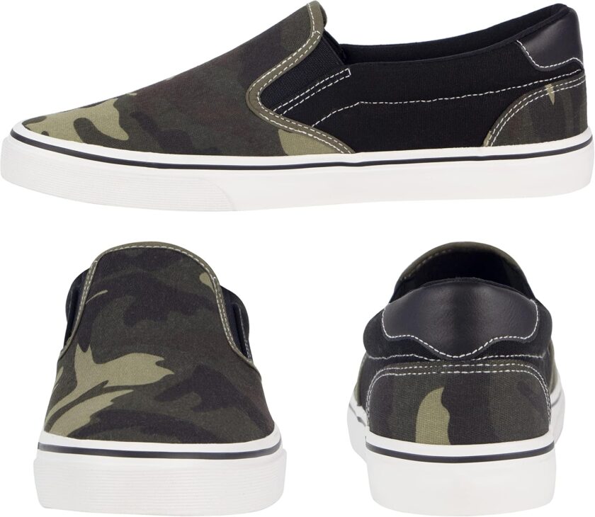 Men's Black Classic Low Top Shoes Canvas Fashion Sneaker with Soft Insole Causal Dress Shoes for Men Comfortable Walking Shoes - Image 2