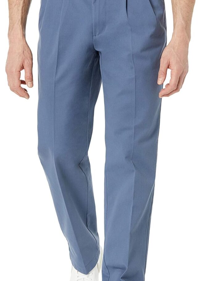 mensClassic-Fit Wrinkle-Resistant Pleated Chino Pant (Available in Big & Tall)