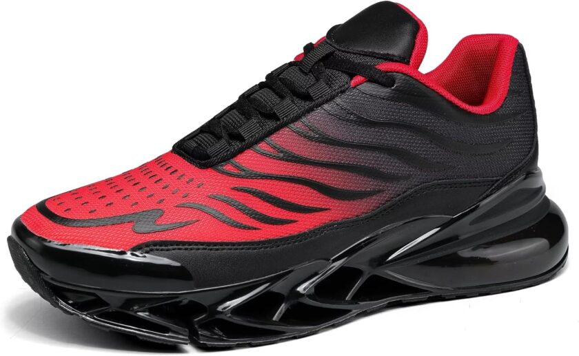 Women's  Air Cushion Running Shoes Walking  Fashion Sneakers Lace Up Casual Comfortable Soft Sole Work Tennis Sport Athletic Trainers - Image 2