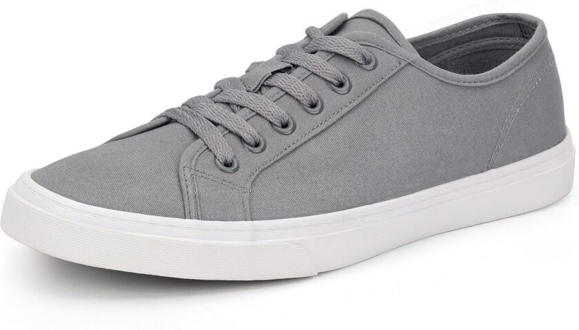 Men's Black Classic Low Top Shoes Canvas Fashion Sneaker with Soft Insole Causal Dress Shoes for Men Comfortable Walking Shoes