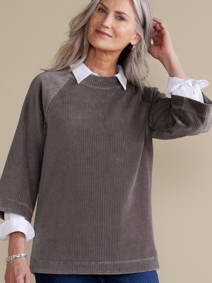 Samina Corduroy Pullover