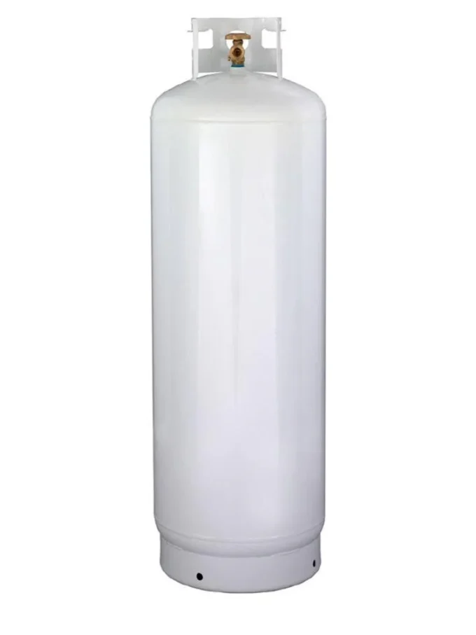 100LB (23 Gal) Multi-Valve Propane Tank with High Capacity Filler, Great for Mixed Heating Systems, Home fireplaces, Dryers and Grills