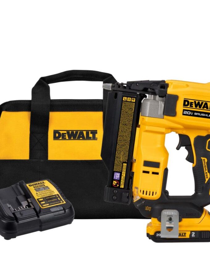 ATOMIC Compact Series 20V MAX Pin Nailer 23 Gauge Kit DCN623D1 from