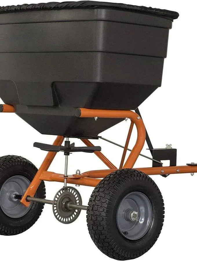 185 lb. Tow Behind Broadcast Spreader