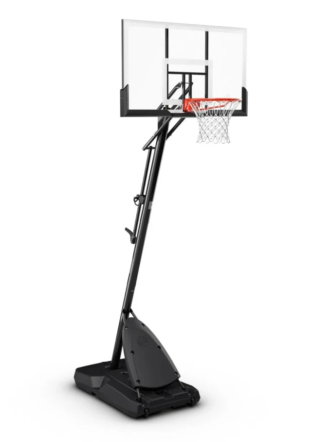 Spalding 54 In. Shatter-proof Polycarbonate Exacta heightA Portable Basketball Hoop System