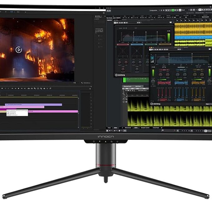 INNOCN 49" Curved Gaming Monitor, 144Hz, HDR400, USB-C, 49C1G