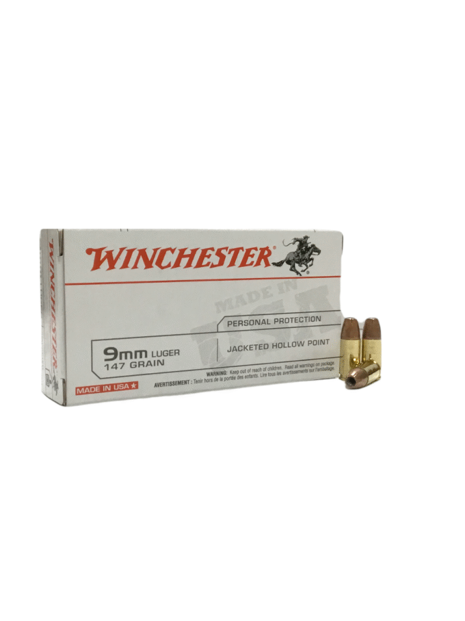 Winchester 9mm Jacketed Hollow Point