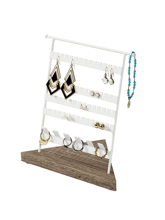 Honey Can Do Jewelry Stand for Earrings & Rings