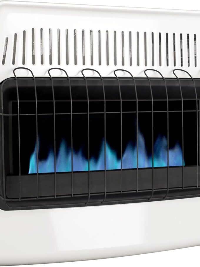 Calorie liquid propane blue flame wall-mounted heater without exhaust ventilation