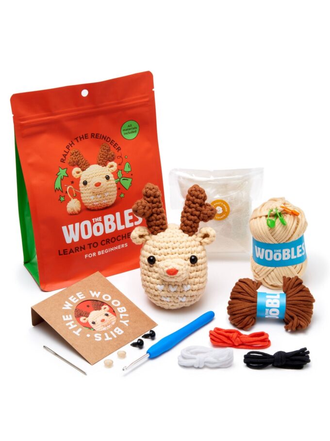 The Woobles 4.5 Ralph the Reindeer Crochet Kit