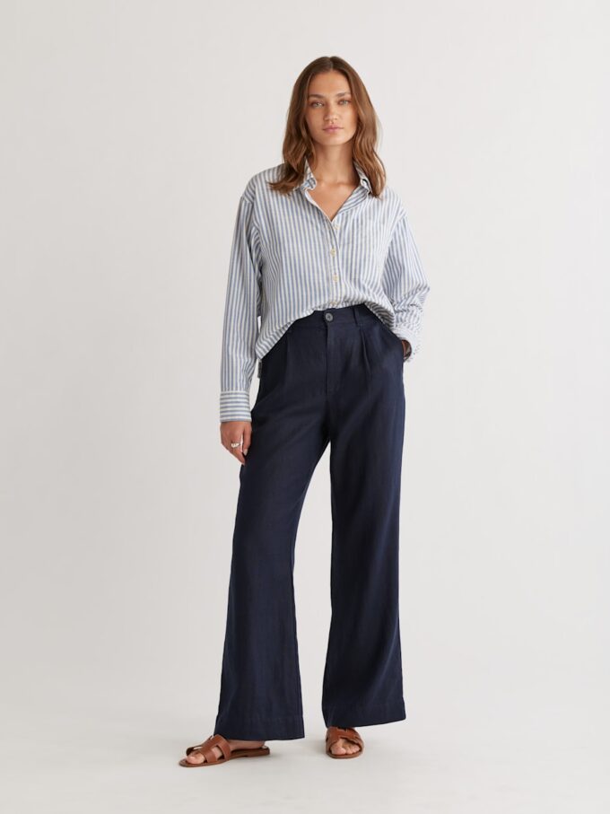 WOMEN'S BIRCH BAY LINEN TROUSER PANTS