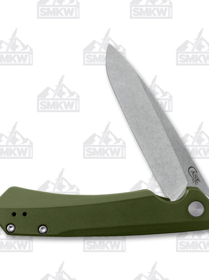 Case Kinzua Folding Knife OD Green Spear Point CA64659