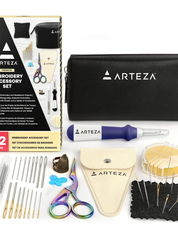 Arteza 62pc Embroidery Accessory Kit