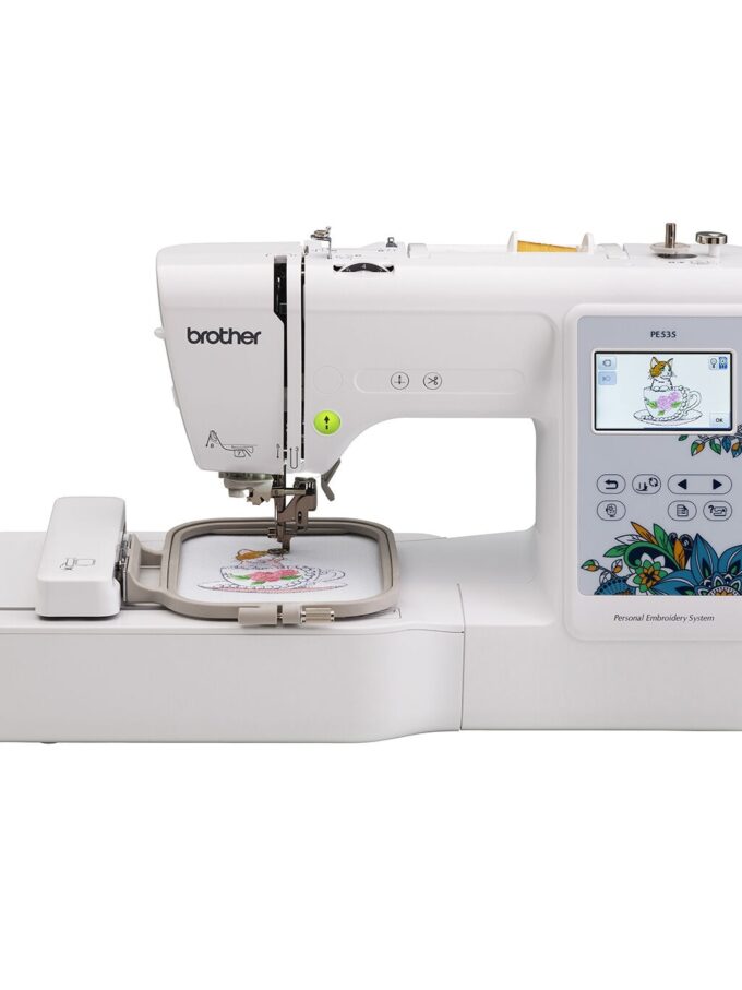 Brother PE535 Embroidery Machine with Large Color Touch LCD Screen