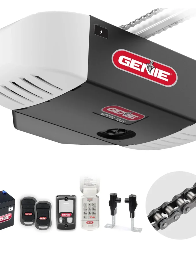 Chain Drive 750 3/4 HPc Garage Door Opener w/Battery Backup - Heavy Duty.