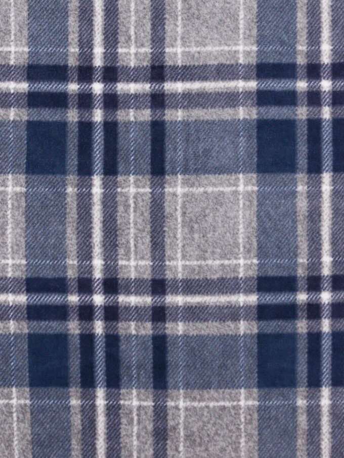 Cool Cottage Plaid Luxe Fleece Fabric