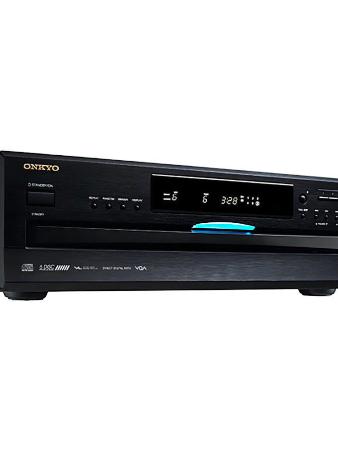 Onkyo DXC390 6-Disc CD Changer, Black